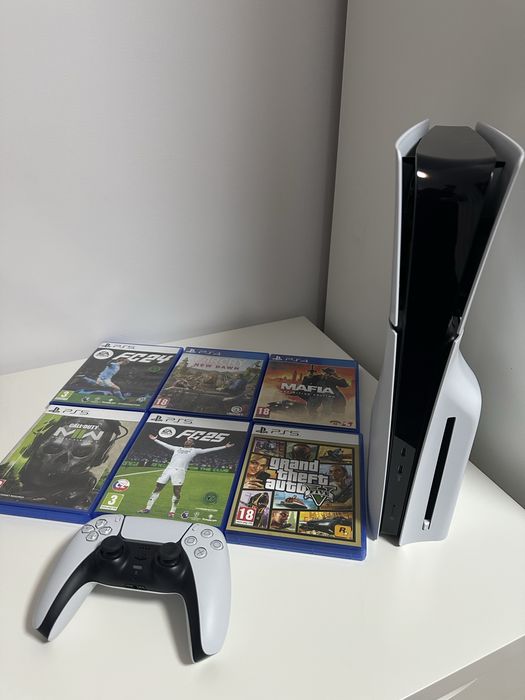 PlayStation5 Slim (PS5 Slim) 1TB + 6 Jocuri