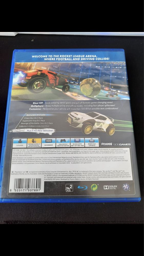 Rocket league collector’s edition ps4