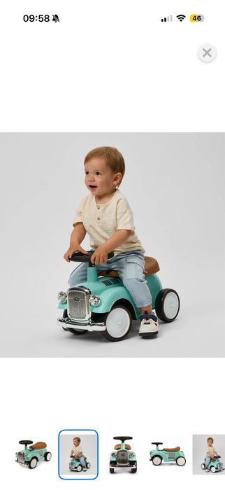 Толокар ретро машинка