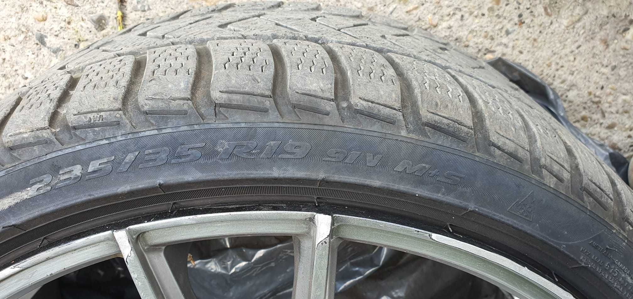 Jante Audi Monaco 19 + Cauciucuri de iarna 235/35 R19 Pirelli