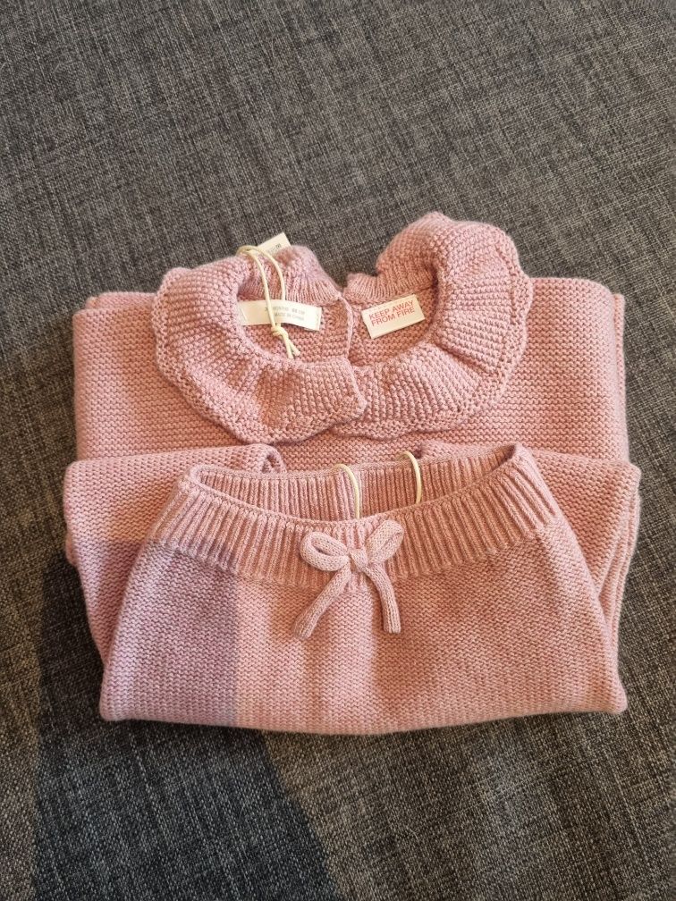 Zara комплект 3 - 6 месеца 68 см