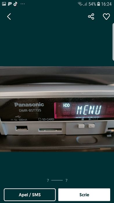 Vând Bluray recorder și receptor/decodor/ receiver