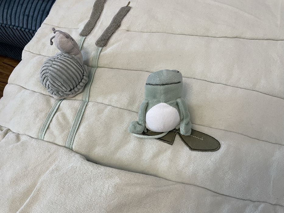 Дървена активна гимнастика и меко килимче Little Dutch