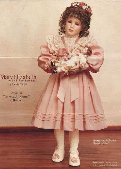Порцеланова кукла от Pamela Phillips Mary Elizabeth