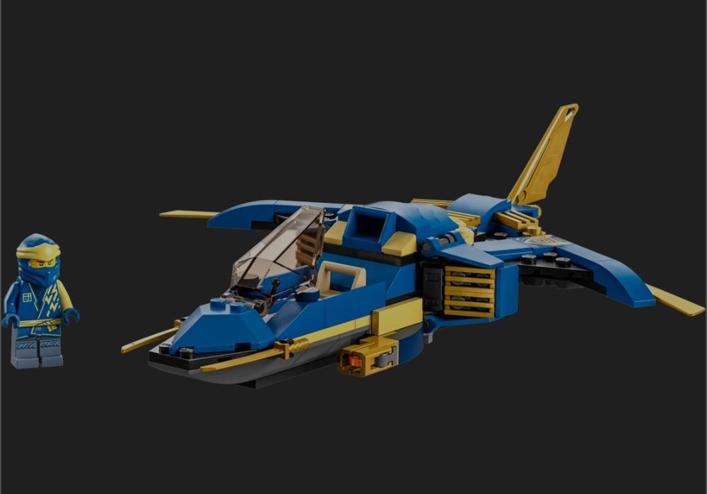 Lego Ninjago Avionul cu reacție Fulger EVO al lui Jay