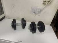 Gantere reglabile noi Germany set 15 kg+15 kg=30 kg. Pret 220 lei