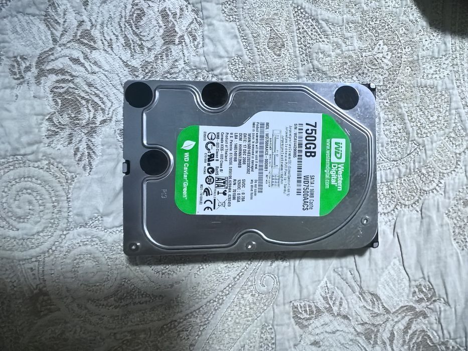 HDD Western Digital green 750gb