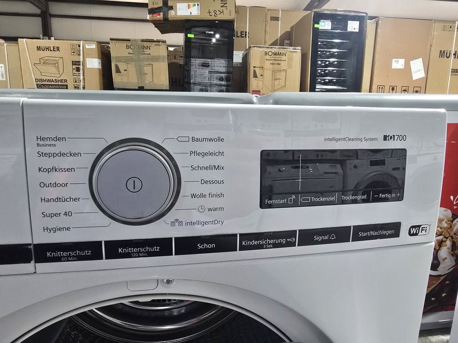 А+++Инверторна сушилня с термопомпа Сименс /Siemens iq800 9 кг