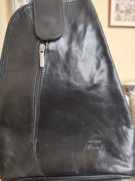 кожен колан Италия в много добро състояние размер XL итал кожена чанта