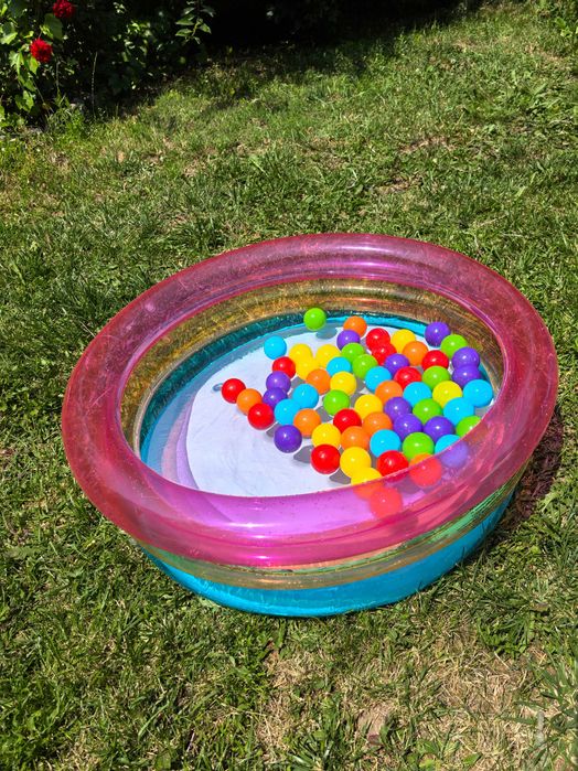 Piscina Gonflabila Colorata cu 60 Bile Ø86x25cm – Noua