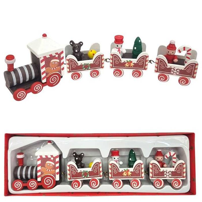 Дървено коледно влакче,различни видове