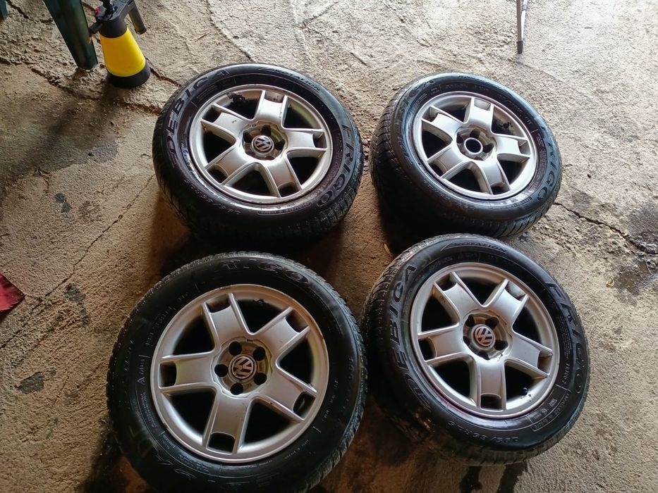 Set Jante aliaj cauciucuri vw seat Audi skoda 196/65/R15