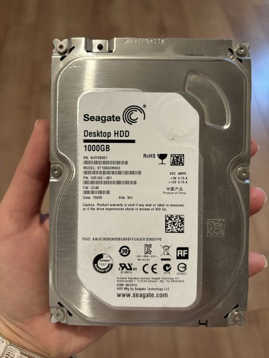 Жёсткий диск Seagate Desktop HDD 1TB