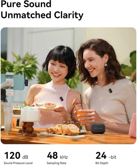 Hollyland Lark A1 Mini Duo Микрофони USB C (Нови)