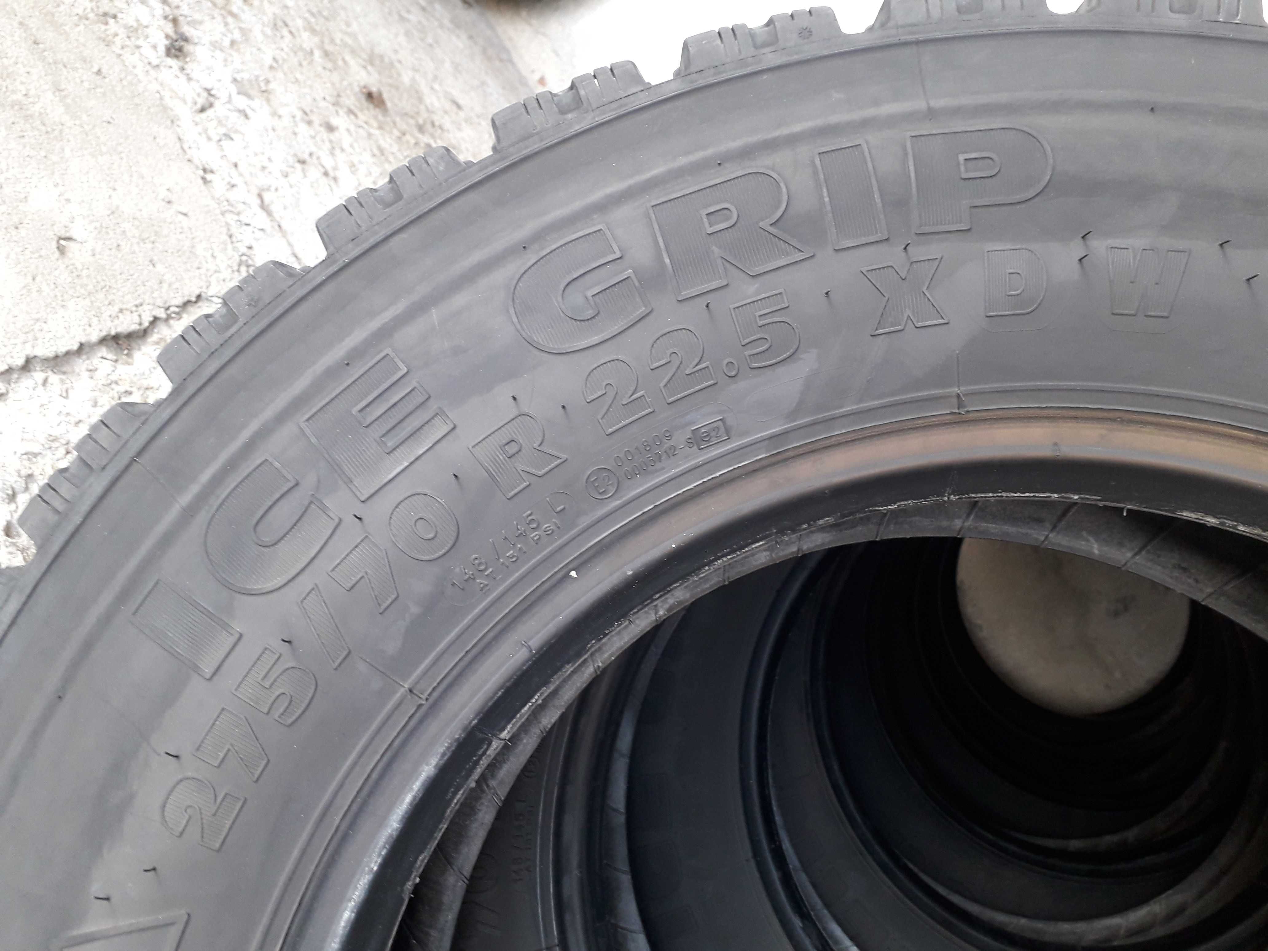 1 Тежкотоварна гума R22.5 275/70 Michelin XIceGrip XDW 148/145L SNOW