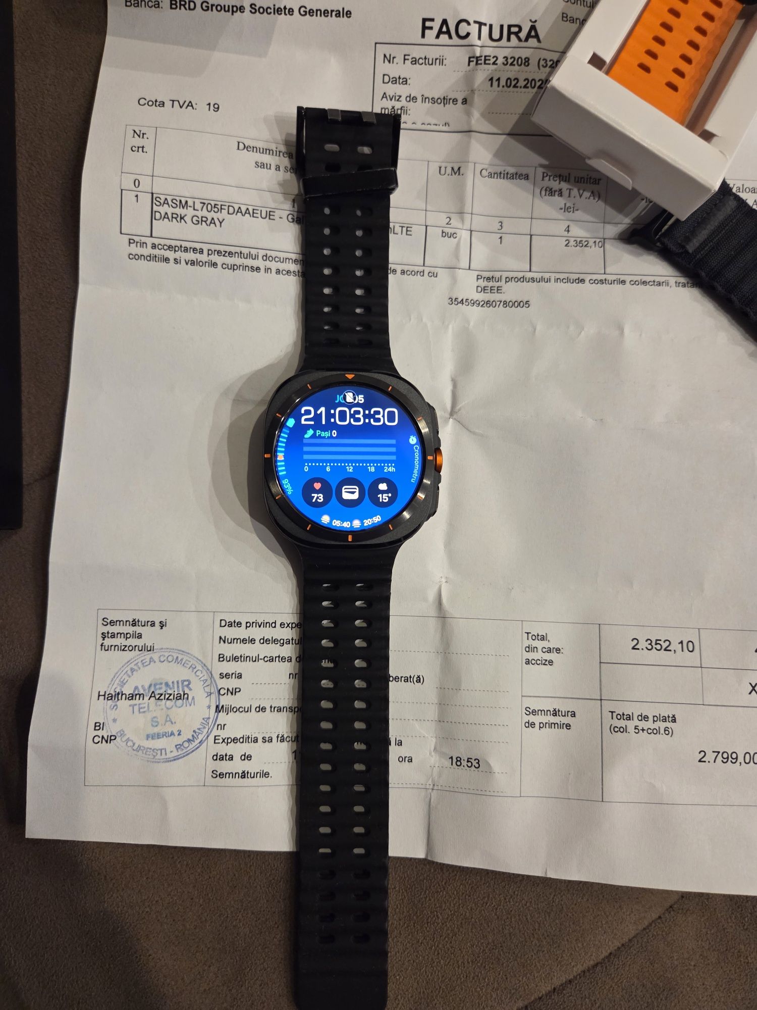 Vând samsung galaxy watch ultra