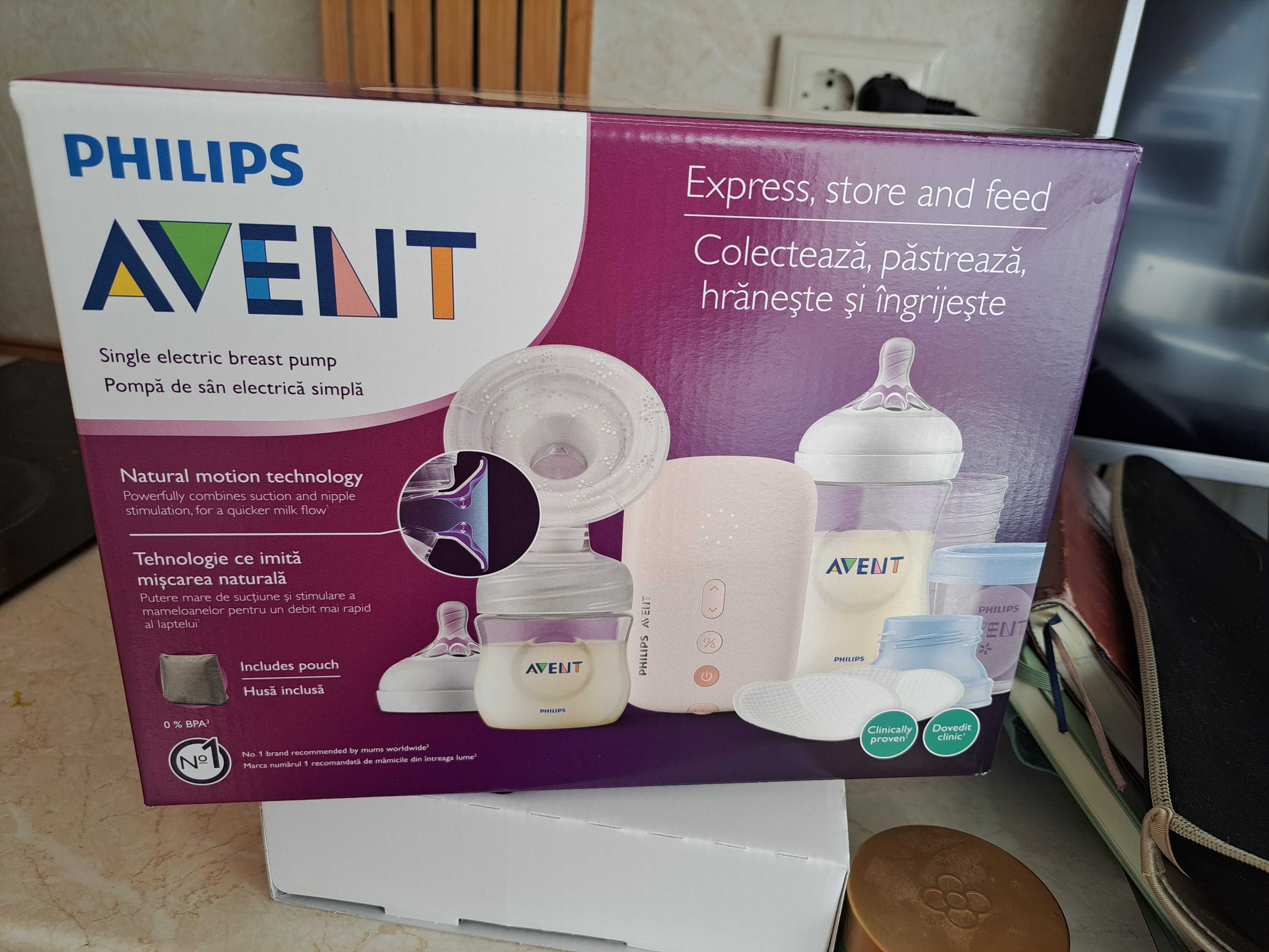 Електрическа Помпа за кърма- Philips Avent k]\9o0p0000000{