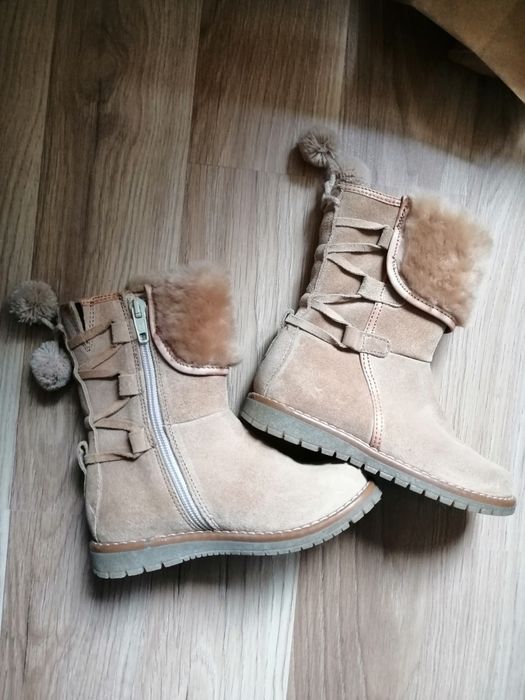 Cizme fetite marimea 25, neimblanite piele int /ext Noi