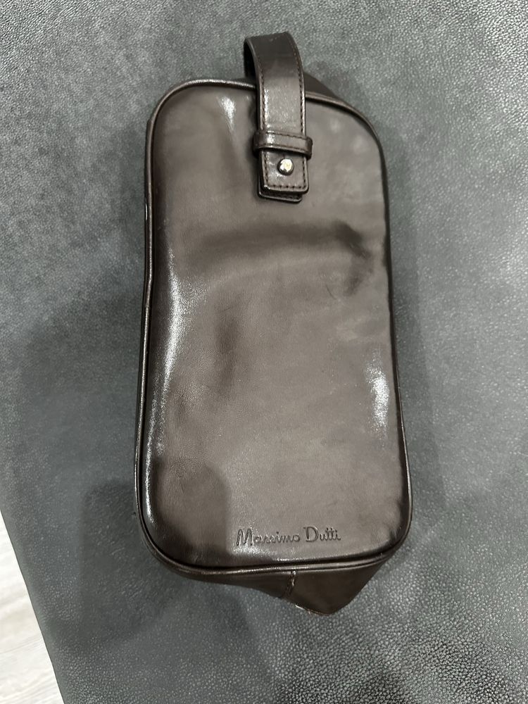 Чанта Massimo Dutti естествена кожа