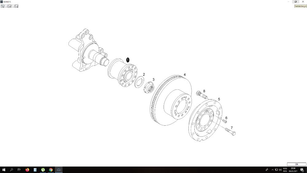 butuc axa fata man tga tgs tgx unitate lagar