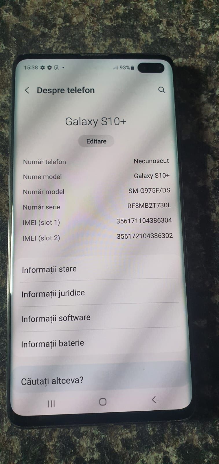 Samsung S10+, 128 Gb