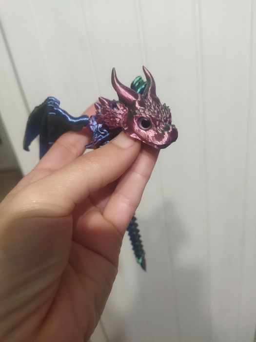 3D принтирано драконче с крила