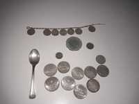 Diferite monede de argint vechi