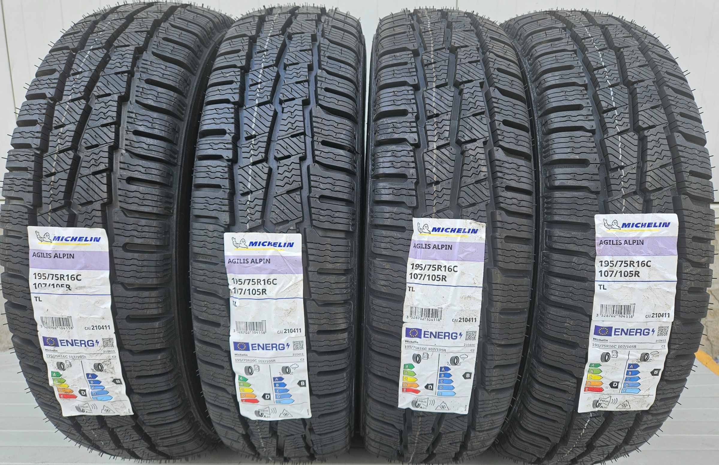 195/75 R16C, 107R, MICHELIN Agilis Alpin, Anvelope iarna M+S