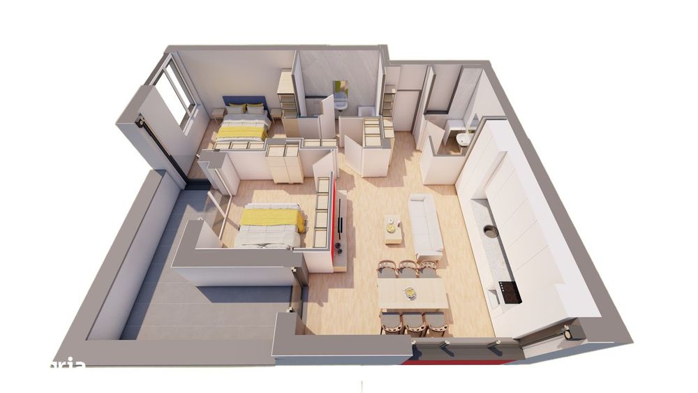 Bloc Nou R39 Ared Imar De La Dezvoltator– Ap 56 (Comision 0)
