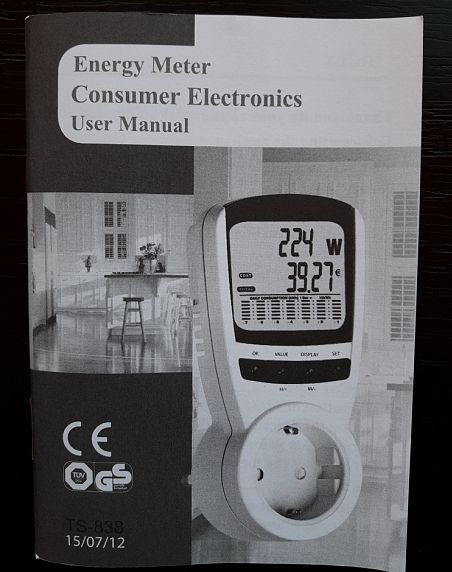 Priza cu LCD pentru masurarea consumului diferitelor aparate din casa