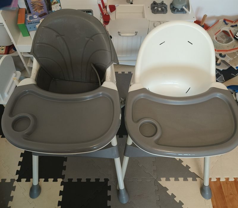 Scaun de masa pentru copii, Multifunctional si Stabil, Tavita si Husa