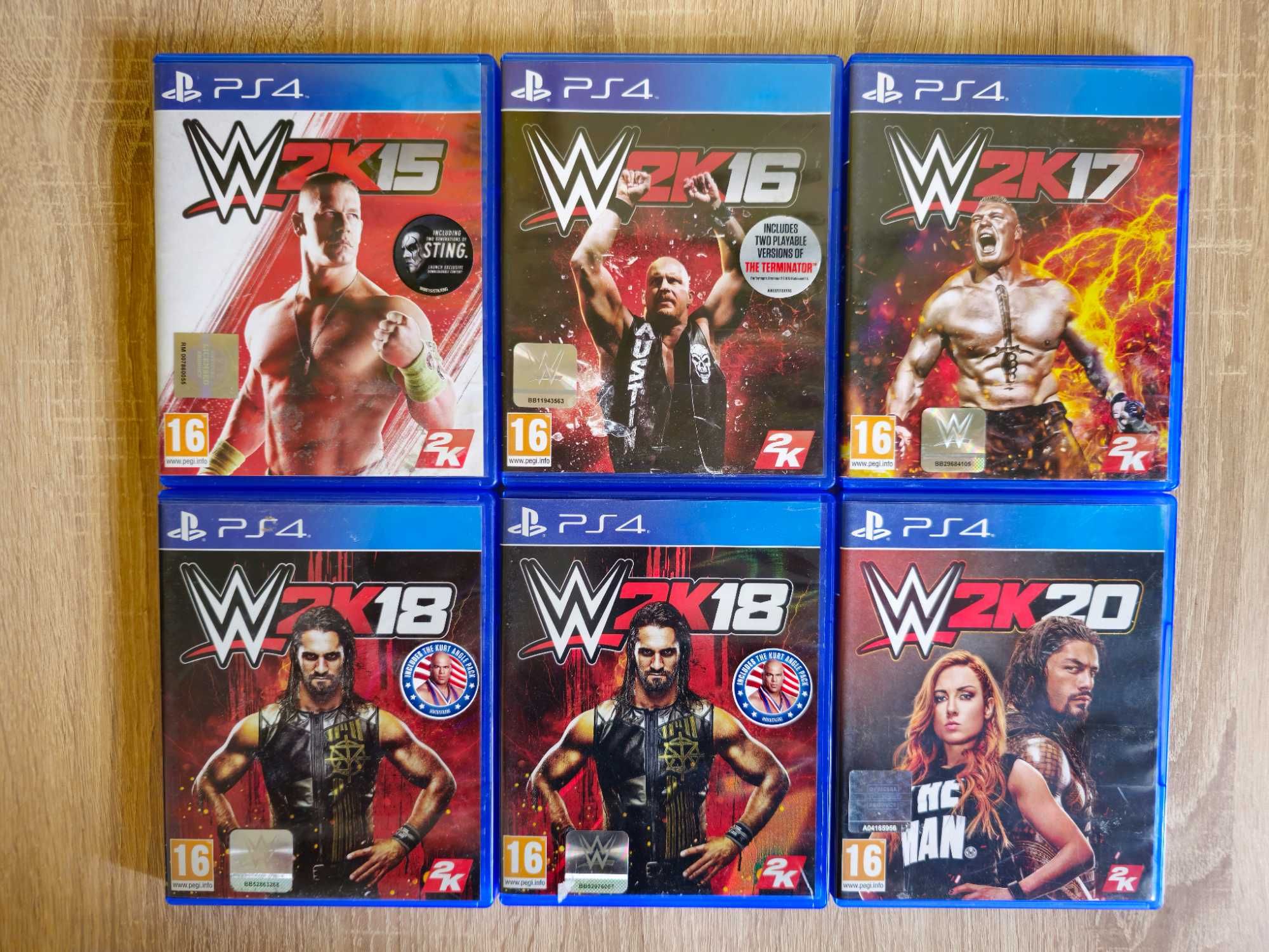 КЕЧ WWE 2K15 2K16 2K18 2K20 за PlayStation 4 PS4 ПС4