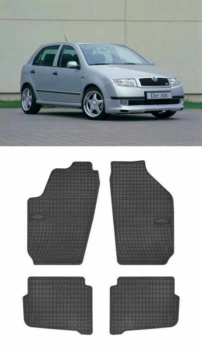Гумени стелки за Skoda Fabia  Seat Ibiza  Seat Cordoba  VW Polo VW Fox