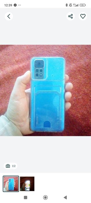 Sotiladi redmi not 11 c pamet 128 ochilmagan sastiyana ful