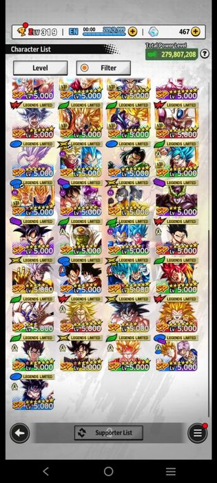 Продам аккаунт в игре  драгонболл легендс