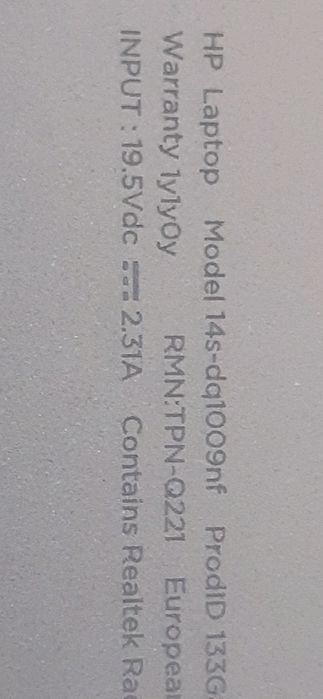 Componente Laptop HP 14s-dq1009nf ventilator mufă alimentare