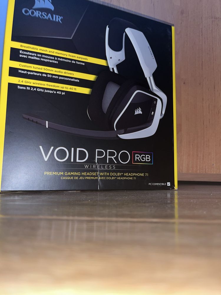 Наушники Corsair void pro rgb wireless