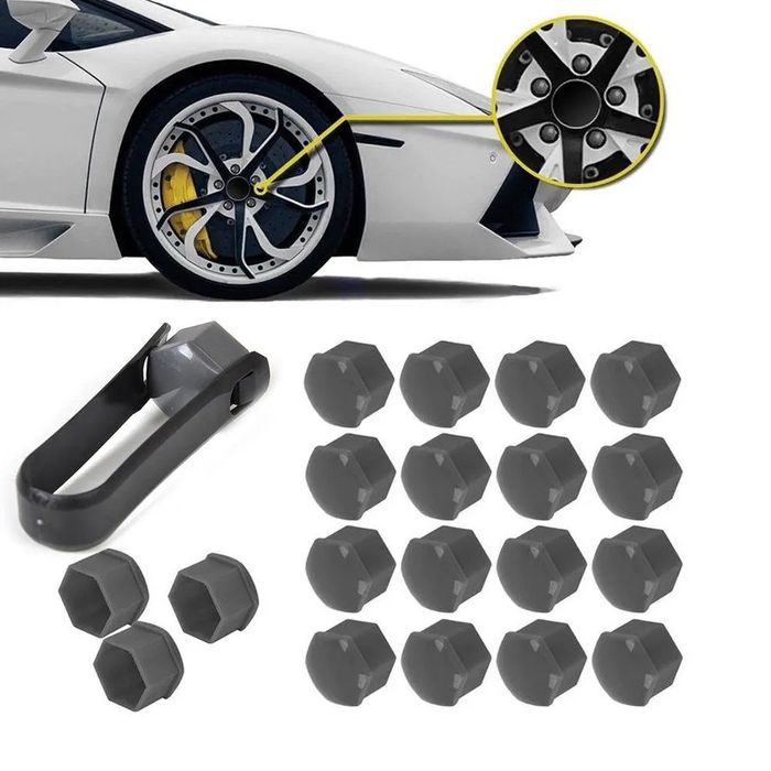 Set capace prezoane jante auto 17 mm Audi Mercedes Opel BMW etc.