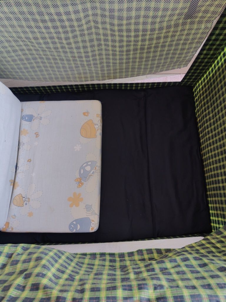 Mothercare Сгъваемо детско легло кошара с матраци, мобилно