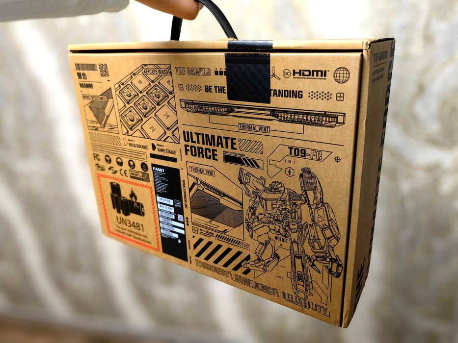 Asus TUF Gaming A15 Ryzen 5-7535HS, 16Gb, RTX4050, 144Hz, 100% SRGB