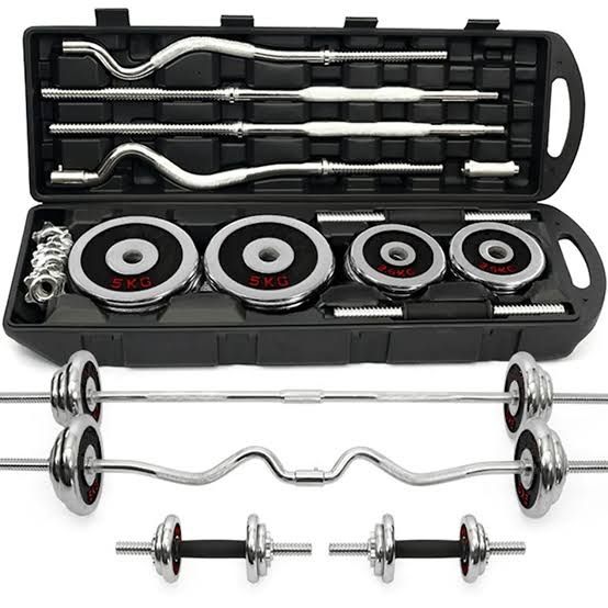 55kg Shtanga+Gantel CHEMODAN SET