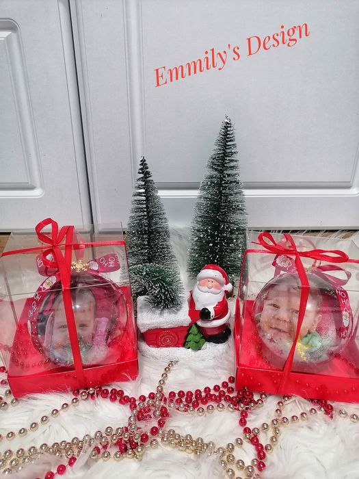 Коледни топки със снимки на най ниски цени