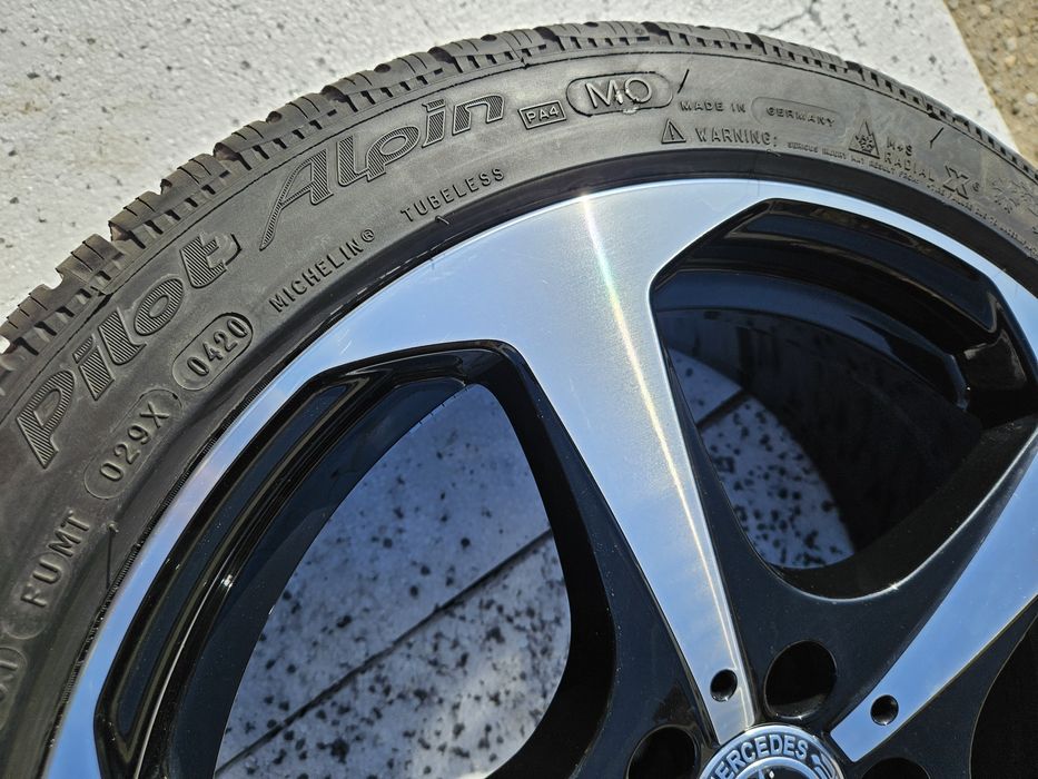 Jante mercedes noi R18 2 latimi night paket bicolor