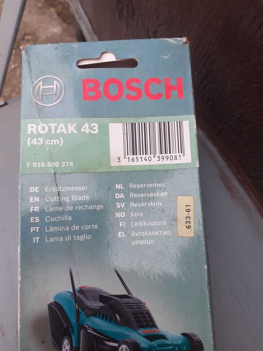 vand cutit rezerva pentru masina de tuns iarba, Bosch Rotak 43