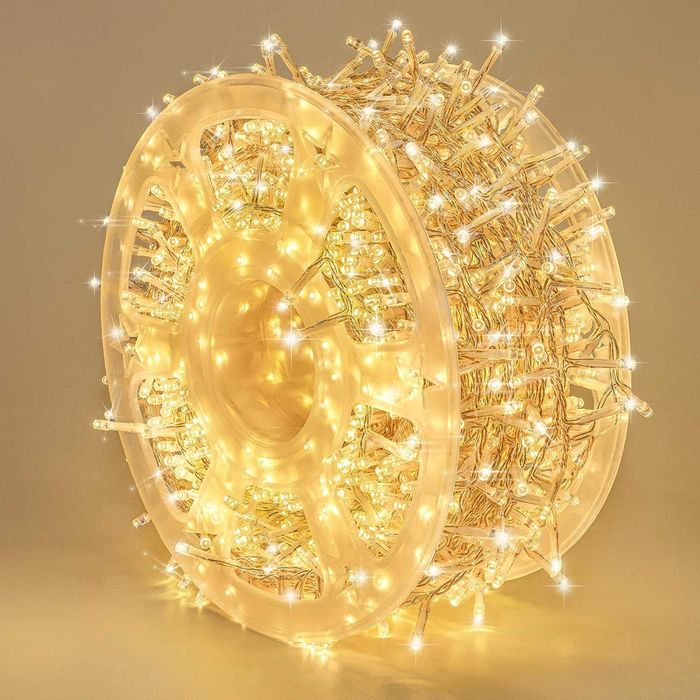 50м външни коледни лампички много гъсти с 500 диода ФЛАШ ЕФЕКТ