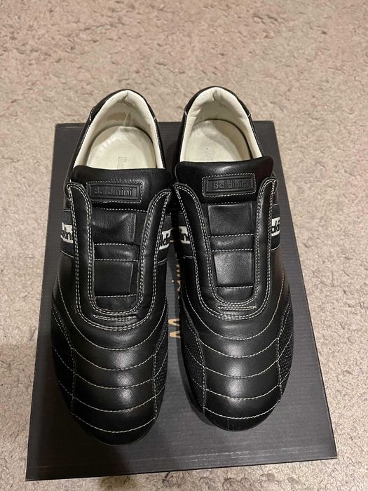 BALDININI ! Кожаная Обувь Черная ! Размер 42-43 !