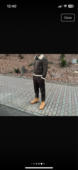 Pantaloni Pull&Bear, Croiala Lejera, Maro