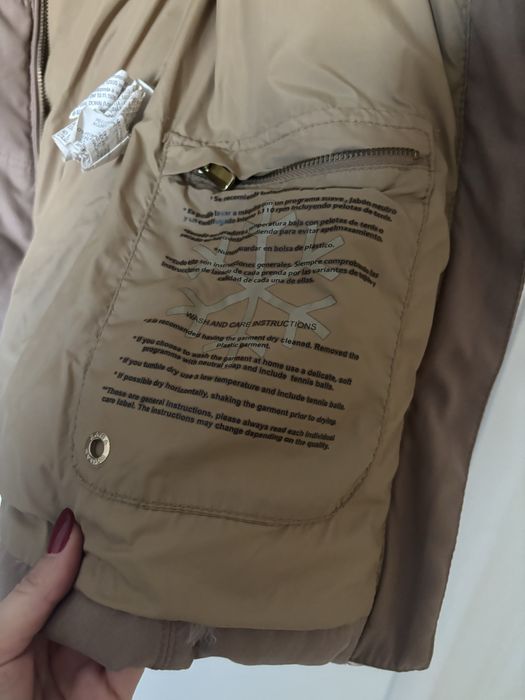 Geaca Zara din puf si pene - marimea M/38 - impecabila, fara defecte