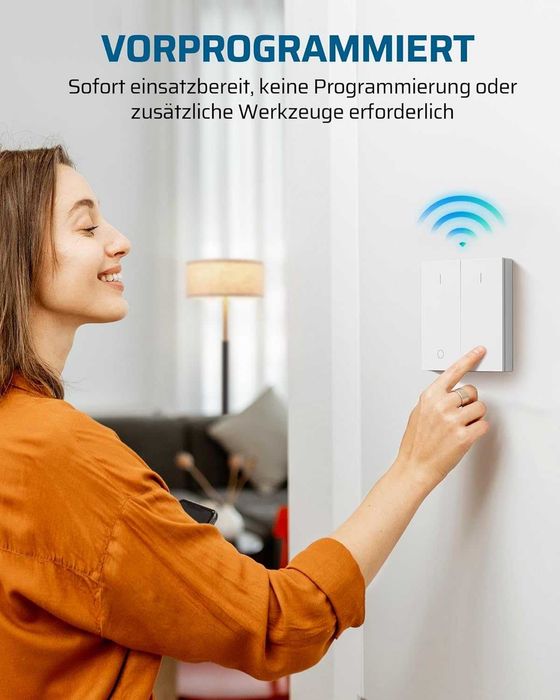 2 бр Безжичен контакт с дистанционно 16A / 3500W, 30 м обхват