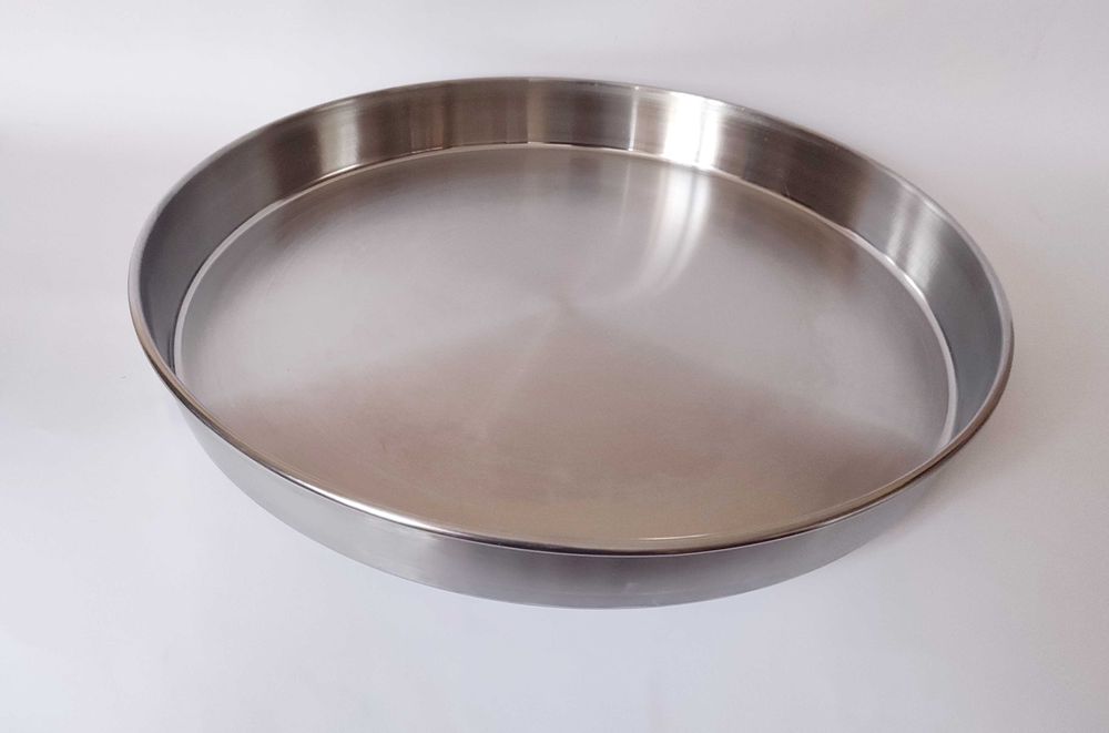 Кръгла тава от неръждаема стомана